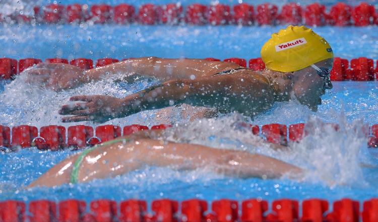 FINALIST. Med hurtigste tid i semifinalen i 100 meter butterfly lagde Sarah Sjöström op til at bryde stimen af fjerdepladser. 