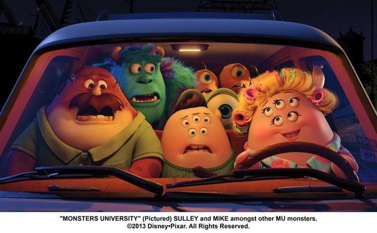 Taktilt. Af den sanselige overflade, væsnerne i 'Monsters University' har, fornemmer man, hvor langt animationsbranchen har rykket sig. Foto: Disney/Pixar 