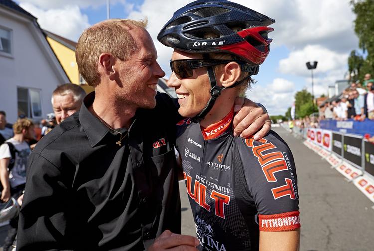 talent. Magnus Cort Nielsen (th) var en overraskende vinder af første etape af Post Danmark Rundt, men den unge dansker kan sagtens ende med at forsvare førertrøjen på dagens etape. 