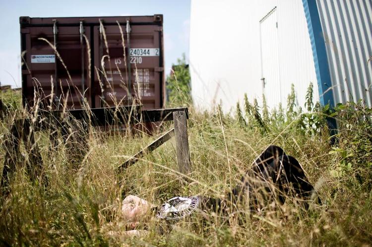 Containerklondike. Carla Cammilla Hjort boede i Fiskerihavnen et år. Stedet inspirerede hende til Trailerpark Festival. 