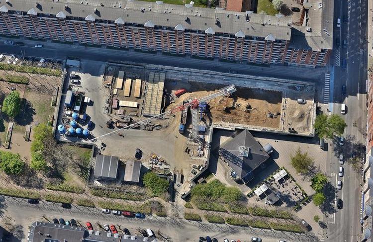 Forskelsbehandling. Cityringen omfatter også Frederiksberg, men borgerne i Frederiksberg Kommune har ikke mulighed for at klage over støjgener. Foto: Dragør Luftfoto/ Metroselskabet. 