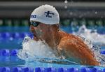 BRONZEVINDER. Med en finsk rekordforbedring på et sekund vandt Matti Mattsson bronze i 200 meter brystsvømning. 