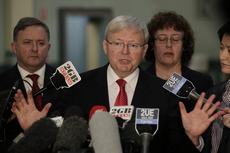 Retur. Det ligner et overbevisende comeback til Kevin Rudd i australsk toppolitik. 
