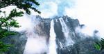Sprudlende. Vandfaldet er det Sydamerikanske Angel Falls som kan opleves i Venezuela. 