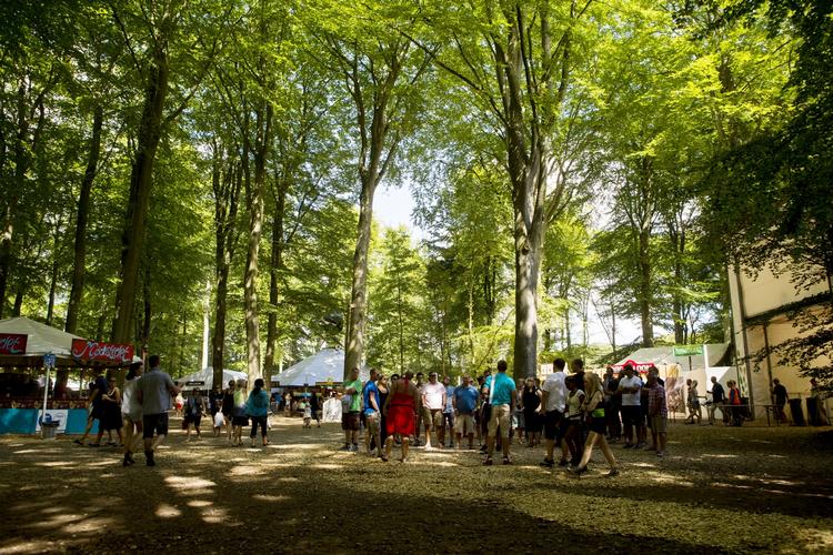 Festivalliv. Vejret er altid en vigtig faktor på Skanderborg Festival. Sidste år bød på sol og varme. 