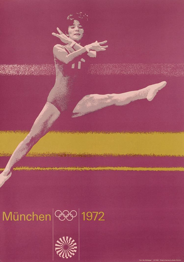 medaljejagt. Officiel plakat for OL 1972 i München, hvor det vesttyske dopingprogram var i fuldt flor og skulle give medaljer på hjemmebane. 