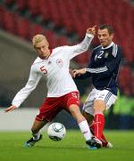 Comeback. Boilesen debuterede på landsholdet i 2011 mod Skotland. 