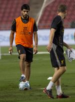 Brud. Luis Suarez er væk fra Liverpool senest, når transfervinduet lukker mandag 2. september. 