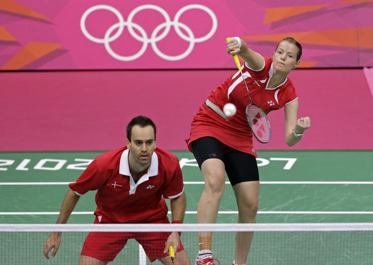 Ude. Joachim Fischer og Christinna Pedersen var seedet 4 ved VM, men kunne ikke opfylde målsætningen om en medaljekamp. 