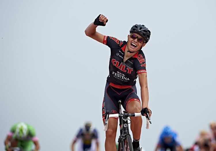Vindertype. Magnus Cort kørte først over stregen på 4. etape af Post Danmark Rundt i  Asnæs i sidste uge. 