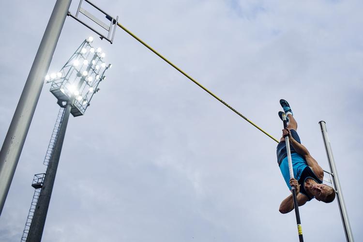øv. Rasmus Wejnold Jørgensen klarede kun 5,25 meter ved kvalifikationen til finalen ved VM i stangspring. Langt fra danskerens personlige rekord på 5,65 meter. 