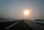 NEDSLAG. Tjeljabinsk-meteoritten på vej ned gennem atmosfæren i februar i år. 