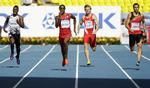 fremad. Nick Ekelund-Arenanders flotte løb forlænger danskerens deltagelse ved VM i atletik til i hvert fald morgen aften, hvor semifinalen i 400 meter løbes. Danskeren ses som nummer tre fra venstre. 