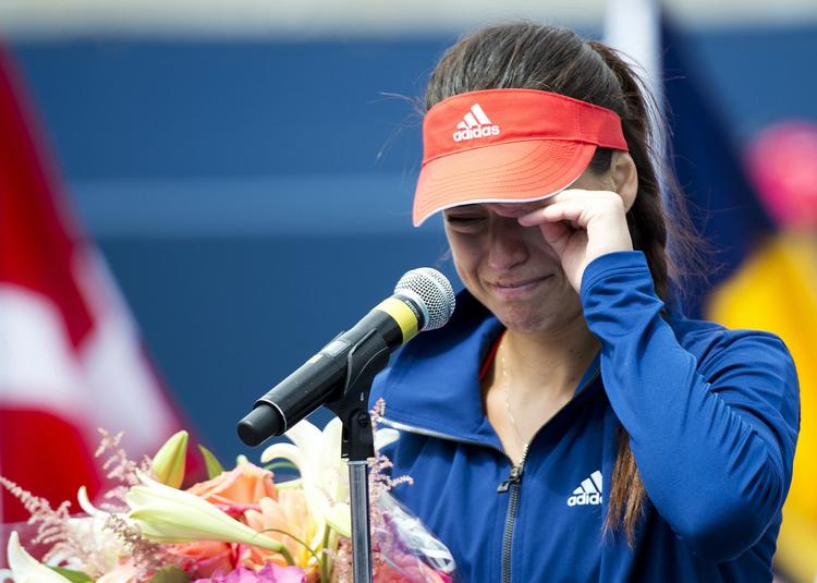 Grædefærdig. Sorana Cirstea leverede karrierens største resultat, da hun nåede frem til finalen i Toronto i weekenden. 