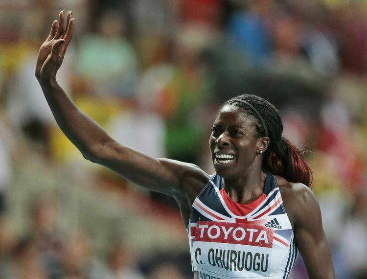 Vinder. Målfoto afgjorde sagen for briten Christine Ohuruogu. 