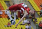 Over. Jesse Williams rev ned på samtlige tre forsøg på 2,26 meter. Og så er det ud. 