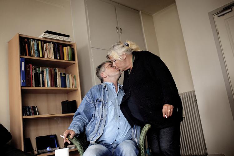 liv. Her på Værestedet Flinten på Frederiksberg i København tilbringer psykisk syge borgere en del af dagligdagen. Ifølge statistikken kan de se frem et kortere liv end andre danskere. 