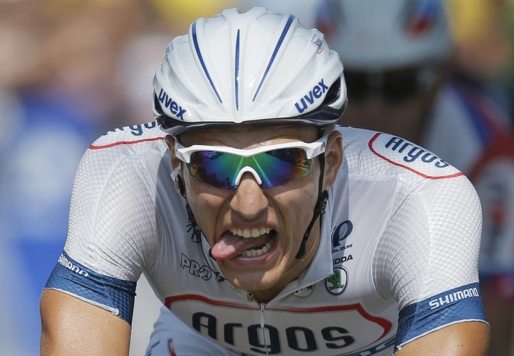 Hurtig. Tyskeren susede fire gange først over stregen i årets Tour de France. 