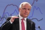 ansvarlig. EU-kommissær Olli Rehn fra Finland har ansvaret for økonomi. 