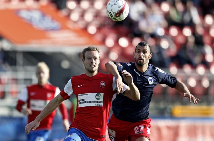 LOKALPOKAL. Sidste sæson spillede Stefan Hansen (tv.) og Hvidovre mod bl.a. Lolland-Falster Alliancen. Senere i denne måned gælder det Brøndby i pokalturneringen. 