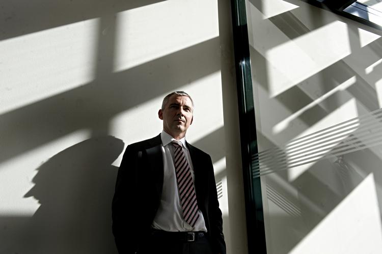 Direktør Flemming Joseph Jensen må erkende, at byggekoncernen Sjælsø Gruppen ikke står til at redde. 