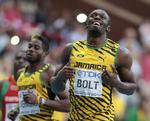 Semifinale. Sprinterkongen Usain Bolt er klar til i morgen at erobre endnu en VM-titel, viste dagens semifinale i 200 meter. Foto: 