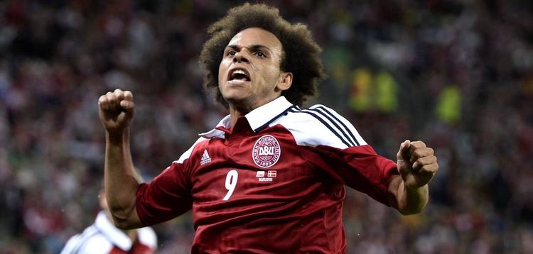 Fransk. Landsholdsspilleren Martin Braithwaite skifter fra Esbjerg til franske Toulouse med øjeblikkelig virkning. Arkivfoto: 