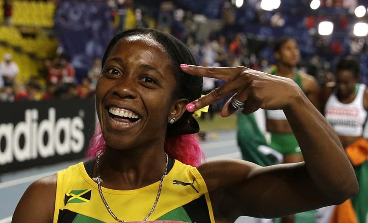Guld. Shelly-Ann Fraser-Pryce tog fredag aften sin anden guldmedalje ved VM i atletik. Foto: 