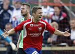 UDLIGNING. I det tredje overtidsminut fik Rasmus Festersen udlignet for FC Vestsjælland. 