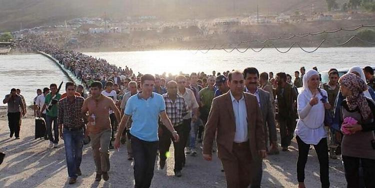MASSEFLUGT. FN har de seneste dage registreret en af de største strømme af flygtninge, siden konflikten i Syrien brød ud. 