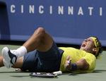KNÆKKET. For 15. gang i træk vandt Rafael Nadal en kamp på hard court, der også er underlaget i US Open om en uges tid. 