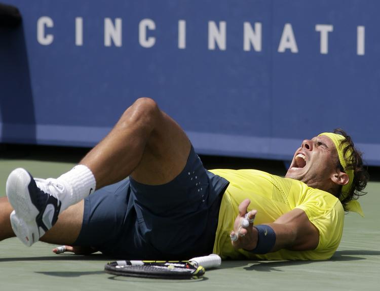 KNÆKKET. For 15. gang i træk vandt Rafael Nadal en kamp på hard court, der også er underlaget i US Open om en uges tid. 