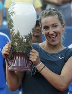 Vinder. En uge før US Open er Azarenka tilbage i fin form. 