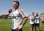 Fodbold: Landsholdet træner