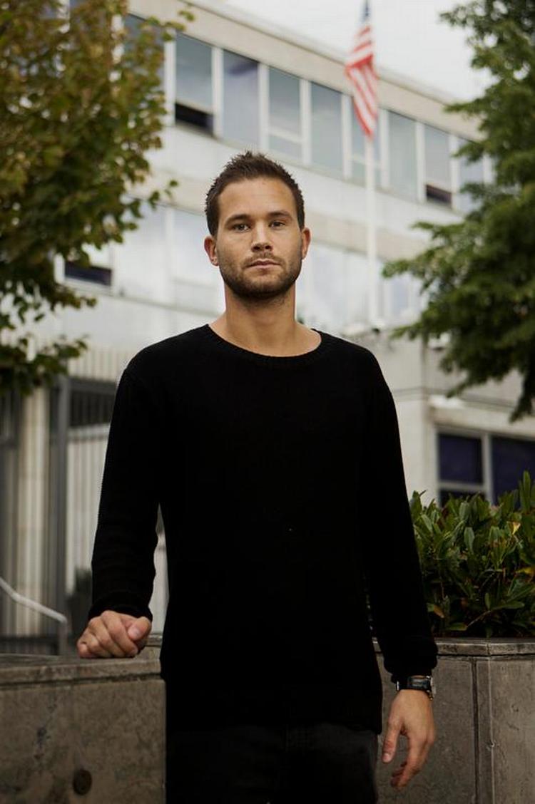 Afvist. Tobias Linde Schanz måtte blive hjemme, mens resten af familien rejste til USA. 
