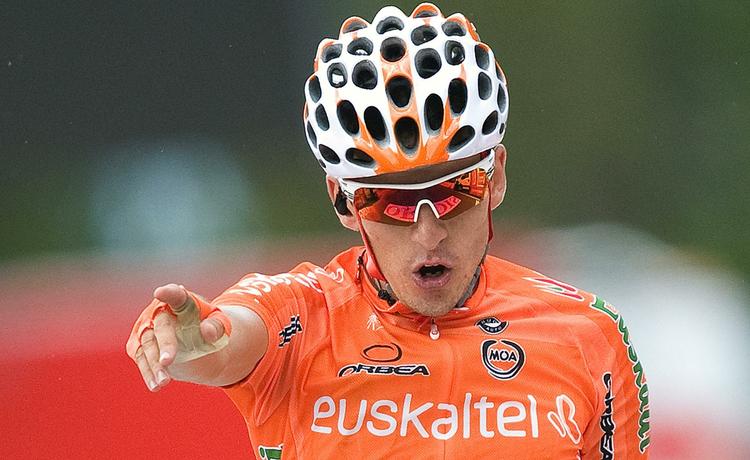 Igor Anton røg i voldsomt i asfalten på gårsdagens etape, at han var ude af stand til at fortsætte. 