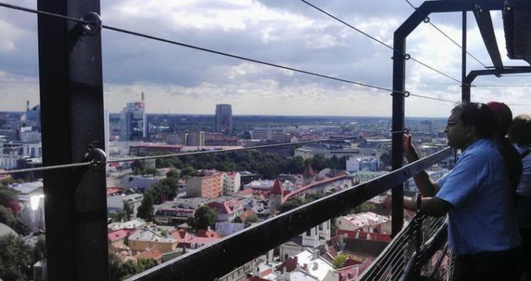 UDSIGT. Kirketårnet på Skt. Olav-kirken var fra 1549 til 1625 verdens højeste bygning. 