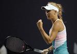 SEMIFINALIST. Også det andet indbyrdes møde med Sloane Stephens formåede Caroline Wozniacki at vinde. 