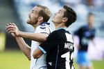 Superliga. AGF's Søren Larsen scorede to mål mod Sønderjyske. 