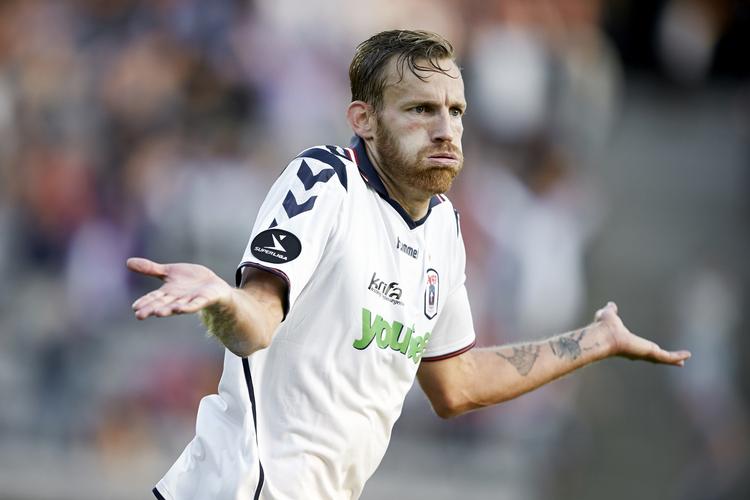 Superliga. AGF's Søren Larsen fik hul på målbylden mod Sønderjyske. 