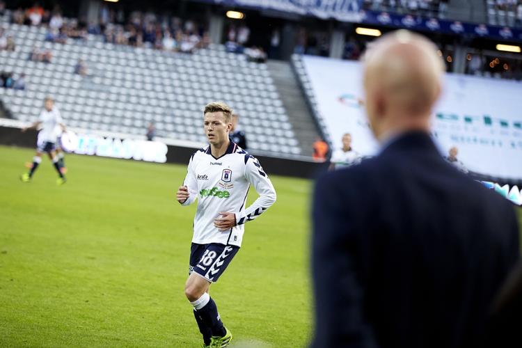Brud? Casper Sloth spillede en kamp på jævnt niveau i aftes mod Sønderjyske. 