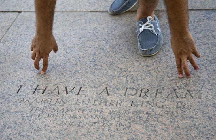 tale. Det tog Ronald Haynie ni dage at memorere hele Martin Luther Kings berømte 'I-Have-A-Dream'-tale 