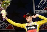 Hyldest. Amerikaneren Tejay Van Garderen ligner den endelige vinder i USA Pro Challenge. - Arkivfoto: 