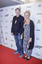 Søren Malling, der har arbejdet med Pilou Asbæk i 'Borgen' og 'Kapringen' fulgtes med sin kone, skuespilleren Petrine Agger. 