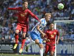 UNGDOMMELIGT. Da Lasse Petry (tv.) og Bassel Jradi (i baggrunden) kom på banen, havde FC Nordsjælland alle tiders yngste Superligahold, målt på alle 14 benyttede spillere. 