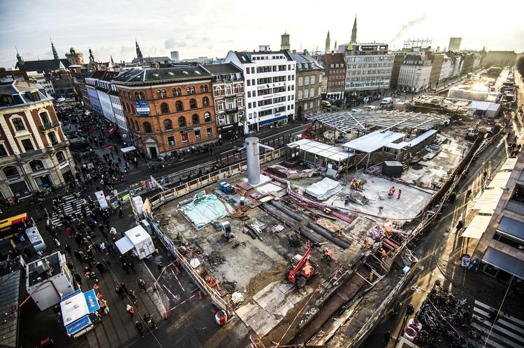 Konkurs. Den store renovering af trafikknudepunktet Nørreport Station er blandt de byggeprojekter, der må stoppe efter konkurs. 