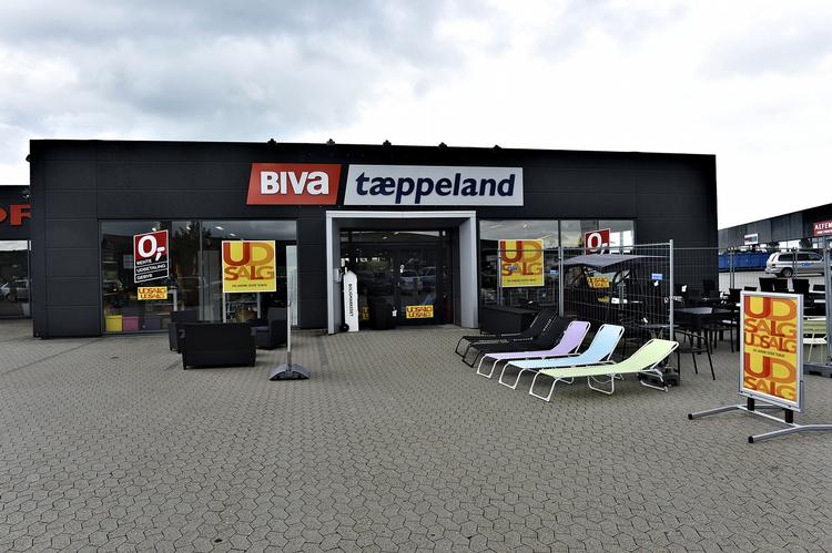 Konkurs: Bivas butikker lukker nu efter at koncernen bag Biva og Tæppeland gik konkurs. 