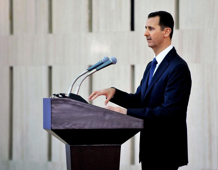 Assad. Syriens præsident vil forsvare sit land til det sidste. 