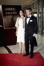kronprinsparret til Index Award 2011