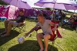 Soltimer. Mange vil nok huske sommeren som én af de bedre. Her ses nogle begejstrede festivalgængere på Skanderborg. 